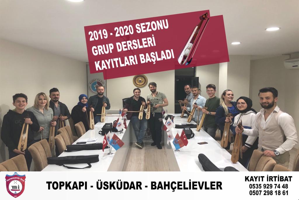 2020 Ocak Ayı Üsküdar Kemençe Kursu Başlama Tarihleri