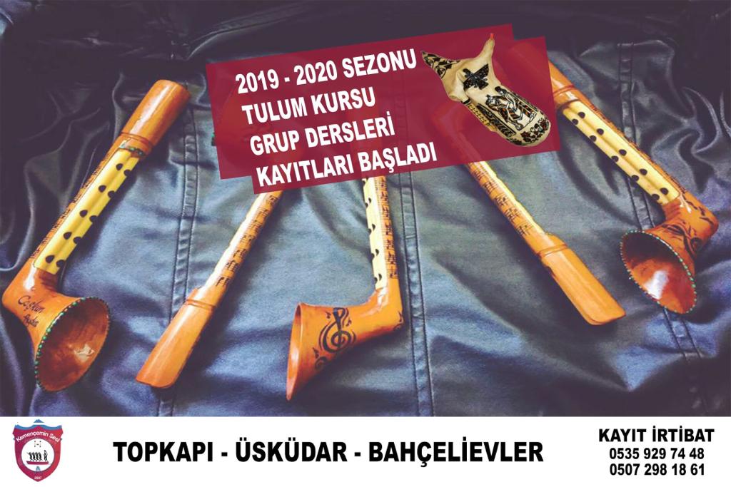 2019 Kasım  Ayı Bahçelievler  Tulum Kursu Başlama Tarihleri